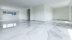 pavimento resina effetto marmo